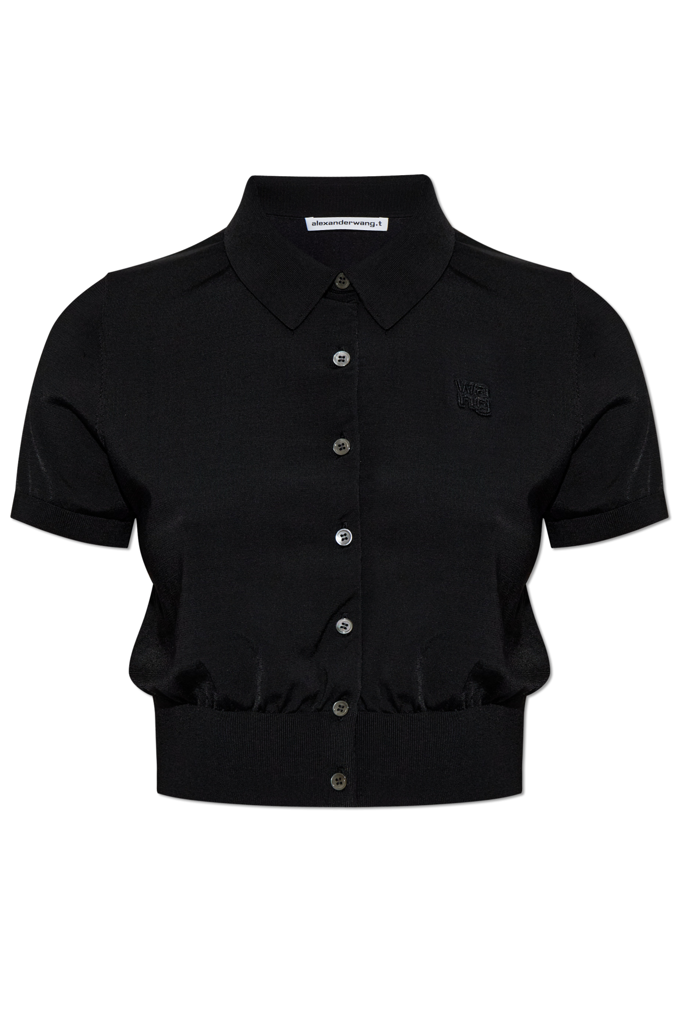 Black Short-sleeved cardigan T by Alexander Wang - Vitkac France